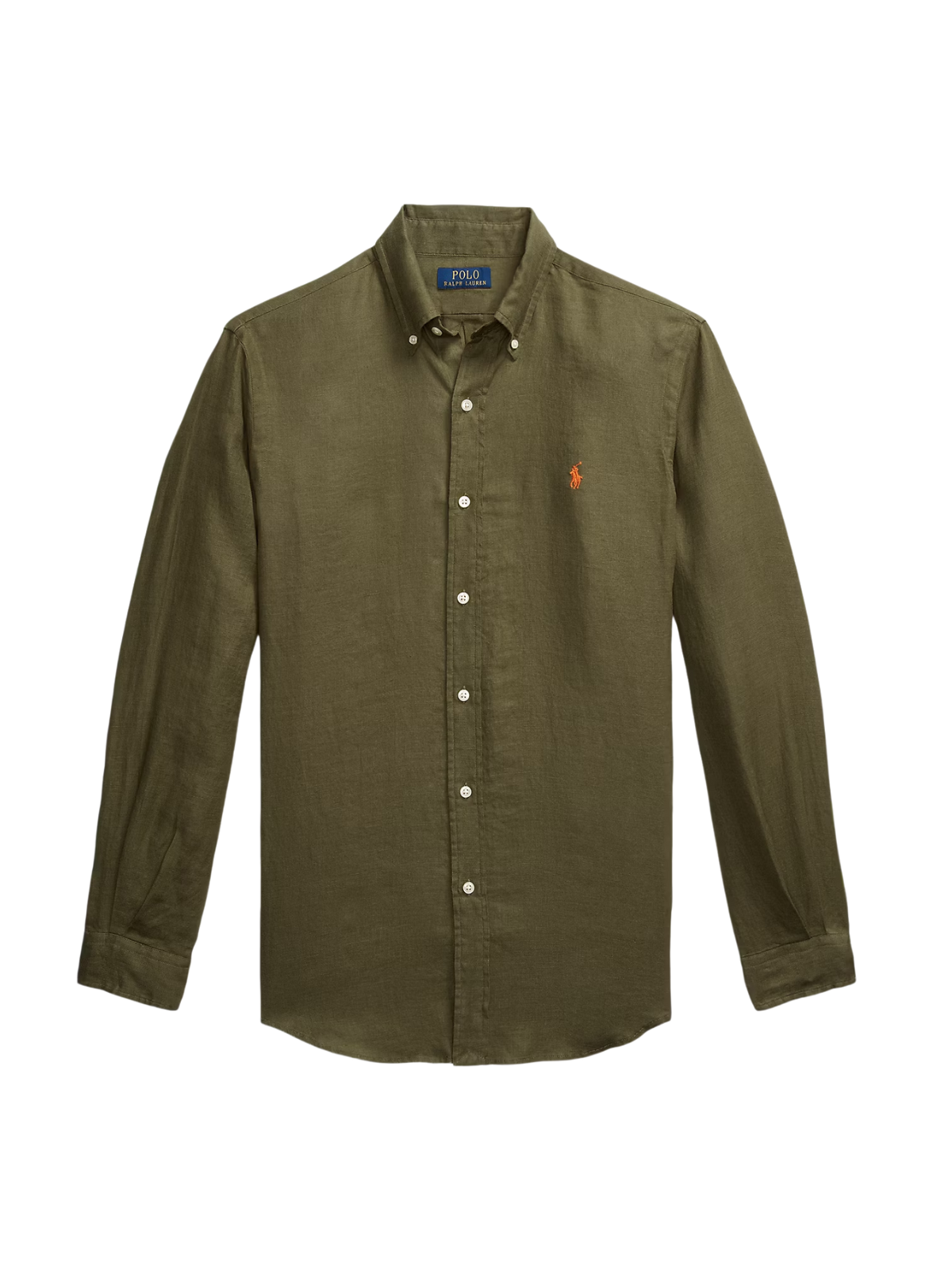 Ralph Lauren Camisa de Lino Verde