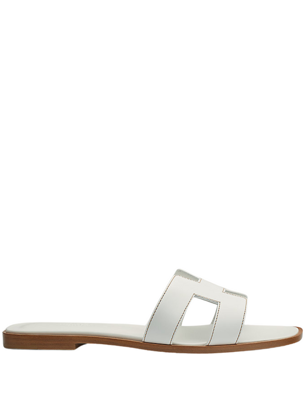 Hermes Sandalia Blanca
