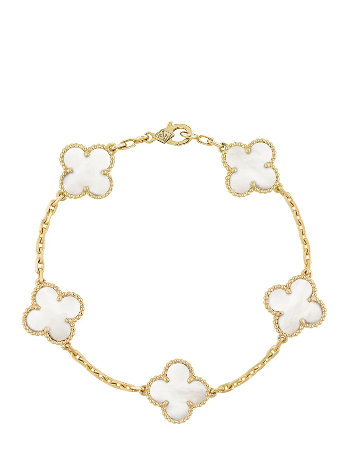 Pulsera Van Cleef Blanca