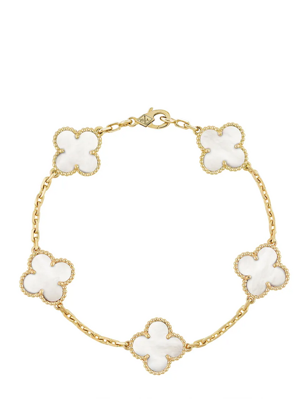 Pulsera Van Cleef Blanca